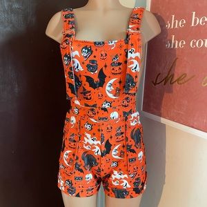 Black milk Halloween Short Overalls